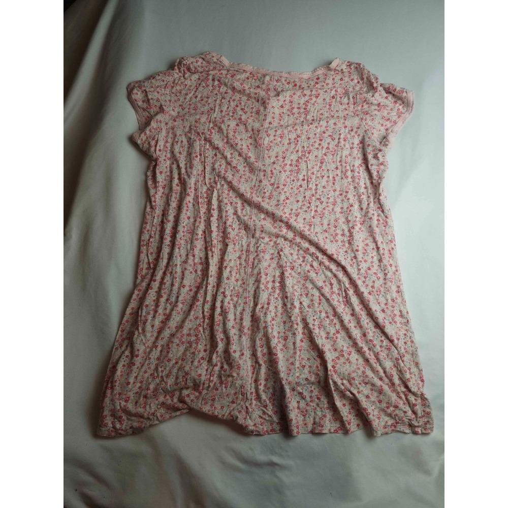 Jane & Bleecker Henly Sleep Shirt Womens Size 2XL Pink Floral Short Sleeve - Picture 6 of 7